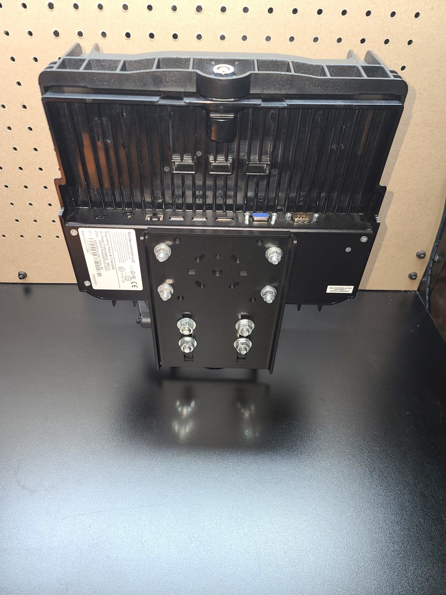 Gamber-Johnson TabCruzer Dual RF Docking Station for Panasonic ToughPad FZ-G1 & G2 with Clevis Mount 7160-0486-02 Rev H