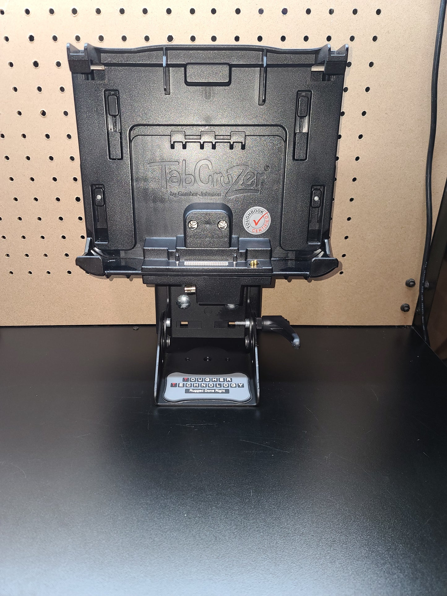 Gamber-Johnson TabCruzer Dual RF Docking Station for Panasonic ToughPad FZ-G1 & G2 with Clevis Mount 7160-0486-02 Rev H
