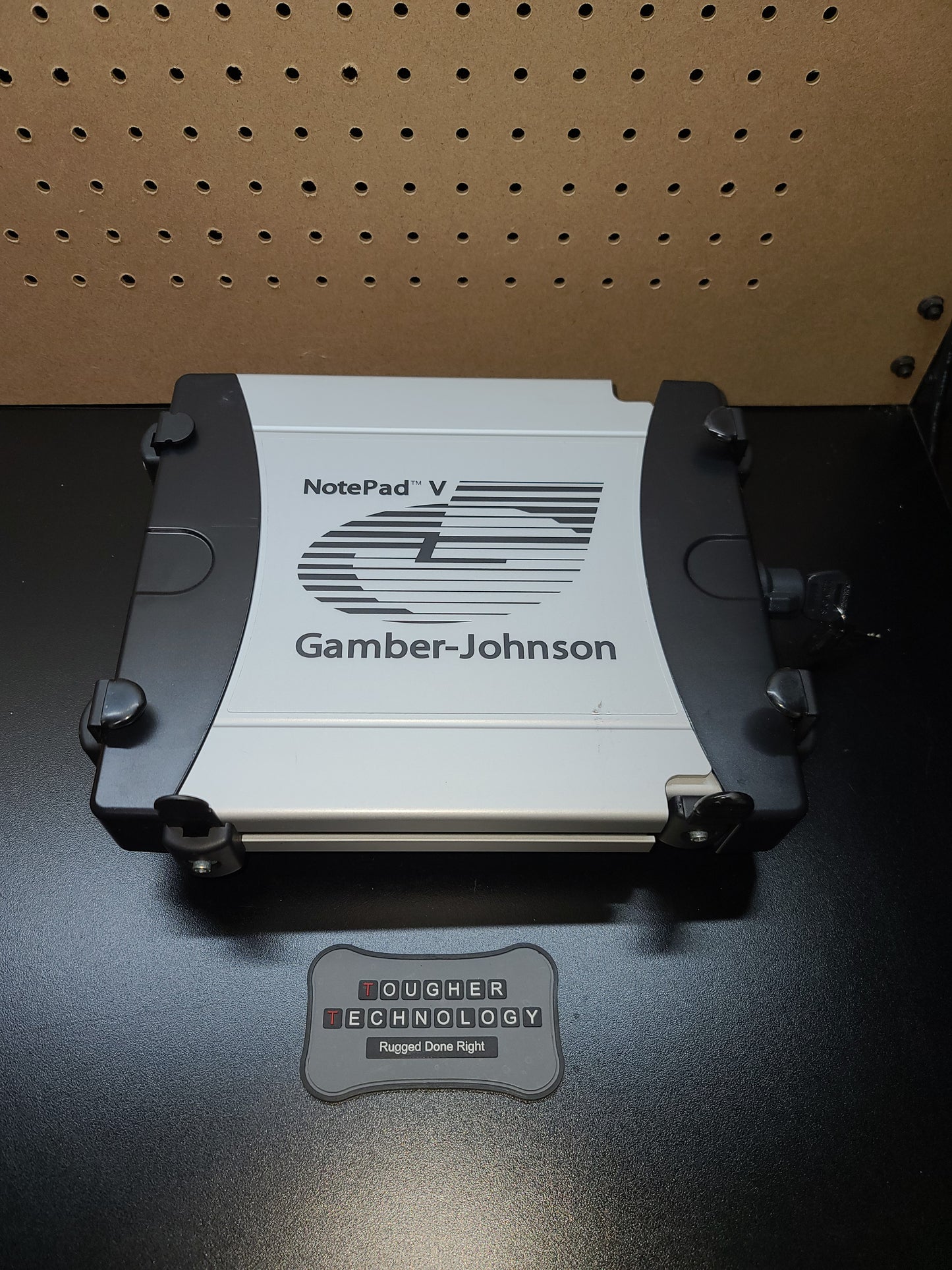 Gamber-Johnson NotePad V Universal Computer Cradle with Keys 7160-0250